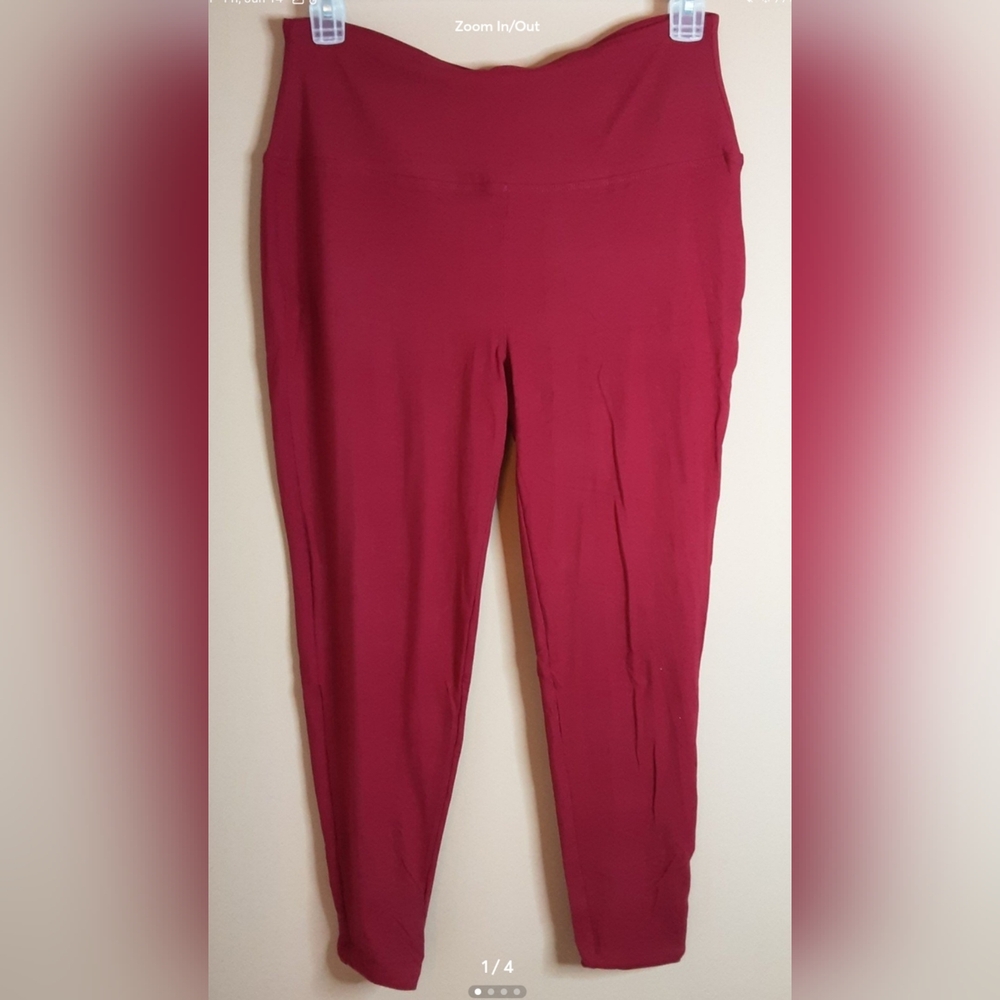NEW Zenana Plus Size Premium Microfiber Wide Waistband Leggings- Sz. 2X